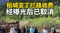 把38公里省道圈起来，装个大门就敢伸手——想过？每人120元“观光票”，不给钱，你的车就休想过去。这哪是景区服务，分明是拦路设卡。