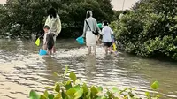 贵州没有的海边！春假带娃奔赴北海。银滩66号赶海基地免费玩，挖沙捞虾逛小树林太快乐。