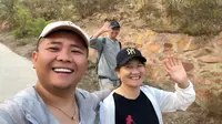 红山国家森林公园，陪爸妈爬山，看清晨第一缕曙光，他们太开心了