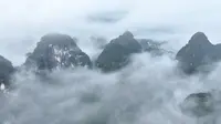 云雾缭绕黄布滩