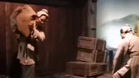 吉安榕树下的古代场景再现（摄于吉安市博物