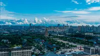 坐看云起时—大雁塔与秦岭绝美同框｜日转夜延时