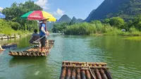 遇龙河漂流夏棠码头出发第一视角（含冲坝）