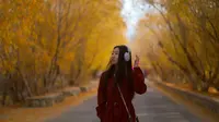 南疆塔合曼乡｜一条通往秋天童话的树洞