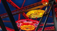 夜逛兰州中山桥