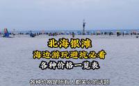 来北海银滩游玩，避坑必看，帮你省下一大笔，海边游玩必备常识