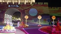 2023年十一 银川文化城 凤凰幻城 演出片段