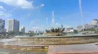 泉城广场音乐喷泉2026年8月26日