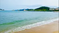 威海半月湾海滩