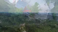路过青州云门山风景区，正好开飞机上去看看长啥样。。