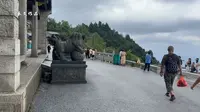 衡阳南岳衡山《南天门祖师殿-索道站》