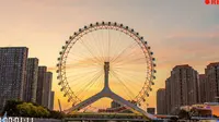 天津之眼（The Tientsin Tye） 全称天津永乐桥摩天轮（The Yongle Bridge Tientsin Eye )