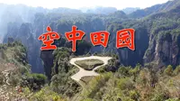 空中田园是张家界武陵源旅游体验最好的地方，或许是因为有额外的50元收费，这里旅客较少。空中田园景色很壮观，让人难以想像，老屋场柱峰38天将近在身边，景色超值！