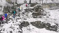 风雪武当山，南神道，豆腐村，清微宫，金顶