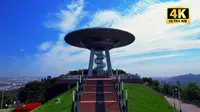 「4K航拍｜高清」🛸大连开发区童牛岭的独特风景📍：飞碟观光塔、童牛飞天，九龙壁。