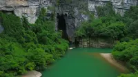 【八桂大地·鹿寨】香桥岩溶国家地质公园国庆小飞，结果炸鸡了还好只是伤了桨叶