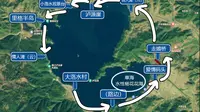 vlog云南泸沽湖包车环湖-水性杨花花海、草海、走婚桥、情人滩、观景台、里格半岛、大洛水村