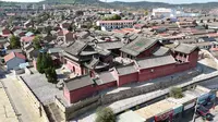 山西罕见高台建筑内，供奉钟馗的平级同事崔珏，均位列四大判官|陵川崔府君庙