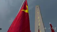 麻栗坡烈士陵园 老山者阴山作战胜利40周年祭典仪式