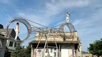 宁波象山影视城空中表演