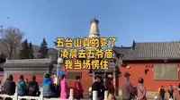 五台山真的变了凌晨去五爷庙我当场愣住#太原 #山西 #五台山 #上香 #五爷庙