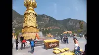 凤县消灾寺赐福广场的圣水观音（被拆前）