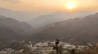 元阳县哈尼梯田老虎嘴观景台