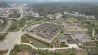 江西最出名的大型客家围屋，关西新围，被誉为东方的古罗马城堡