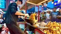 北方最大夜市之石家庄正定夜市，锅包肉，热干面，东北大饭包，好吃的太多了