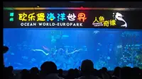 【纯享版】福州欧乐堡海洋世界杂技表演x水下芭蕾表演