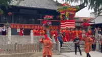 20231004淮南寿县孔庙抬阁肘阁非遗展演纪录