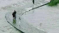 无锡景点推荐，万浪桥。堪比小钱塘江