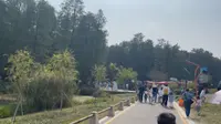 实拍，杭州临安的青山湖公园
