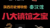 一口气看完陕西历史博物馆秦汉馆八大镇馆之宝！约不到陕历博本馆？那么秦汉馆也不错#历史 #文物#博物馆#陕西历史博物馆#西安