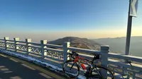 公路萌新爬太原天龙山公路，10公里爬升700米