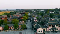 航拍安庆市小市镇4A级风景区 孔雀东南飞 遗憾的的是 缺少人气