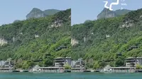 灯影峡远观宜昌三峡人家景区全貌
