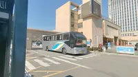 [岱山汽运]  岱山→燕窝山客运中心→衢山接驳车 宇通6128岱山县长途客运中心站出站