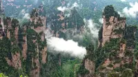 中国湖南省张家界武陵源风景区，风景美如画~每一帧都是壁纸