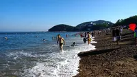 大连棒棰岛浴场海游（2021.7.25）