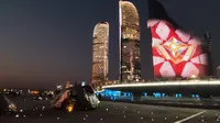 厦门演武大桥景观平台灯光