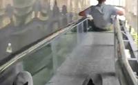 第一人称 爽滑张家界大峡谷600m滑梯