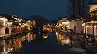 夜色百间楼｜南浔水上夜市