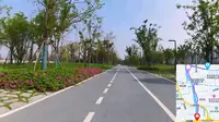 【杭州绿道】电厂河绿道&大运河音乐公园绿道（康桥→大运河音乐公园）自行车前方第一视角POV
