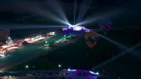热气球+音乐节！五一航拍衡水航空小镇音乐节现场