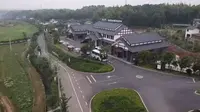 新农村建设成果，株洲后花园石三门全景