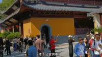 普陀山供奉观音的主寺  普济寺