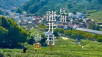 穿越10个世纪的茶叶种植🍃山谷中村民的日常🏘杭州著名山区徒步路线⛰中国名茶之一🍵龙井村