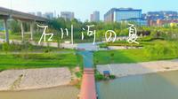 航拍之石川河的夏天