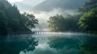《固原老龙潭｜泾河源头，传说中魏征梦斩泾河龙王的地方》老龙潭 的第一眼，比想象中更安静。这里位于六盘山脚下，泉水清澈，树林环绕，